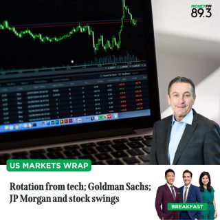 US Markets Wrap: Rotation from tech; Goldman Sachs; JP Morgan and stock swings